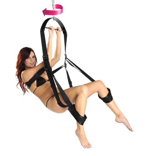 Trinity Vibes - Trinity Vibes - 360° drehbarer Sexschaukel - Schwarz