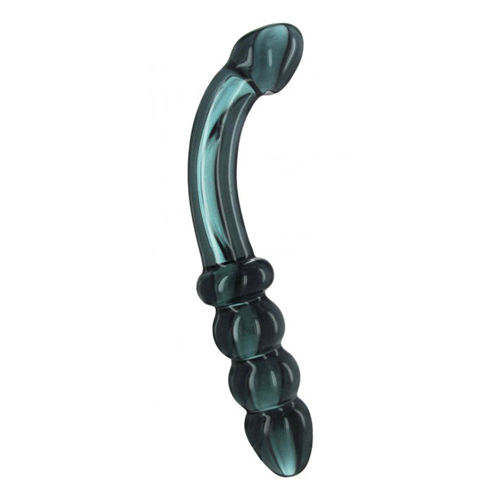Prisms Erotic Glass - Hamsa G-Punkt/Prostata-Dildo - Smoky Jade