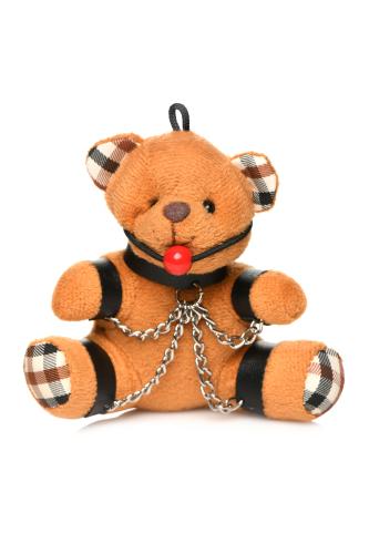 Master Series - Geknebelter Teddybär Schlüsselanhänger
