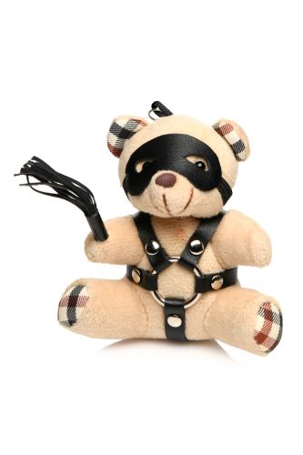 Master Series - Geknebelter Teddybär Schlüsselanhänger