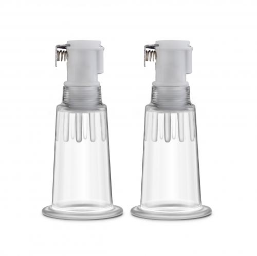 Temptasia - Temptasia - Nippel-Pump-Zylinder - 2er Set (2 cm Durchmesser) - Durchsichti