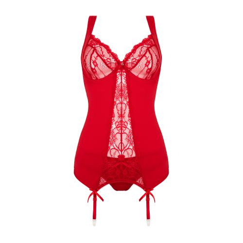 Christine  - 2-teiliges Set Marzia rot L/XL