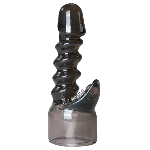 Easytoys Wand Collection - Aufsatz in Schwarz mit realistischer Eichel