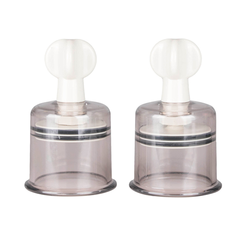 Easytoys Fetish Collection - Tepelzuigers 2 Stuks - Groot