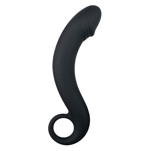 Easytoys Anal Collection - Schwarzer Prostata-Dildo aus Silikon