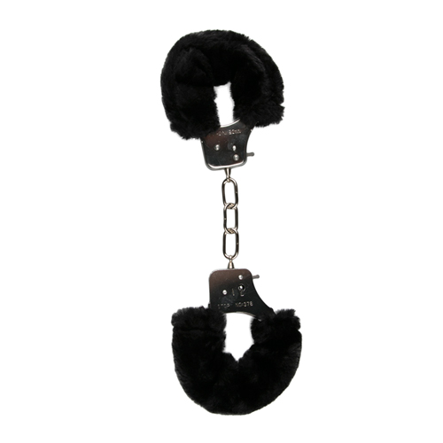 Easytoys Fetish Collection - Plüschige Handschellen - Schwarz
