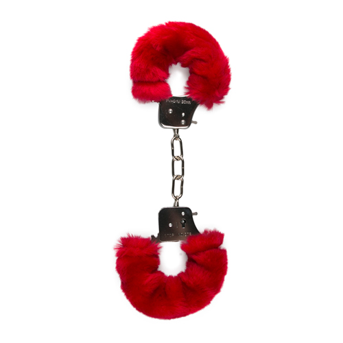 Easytoys Fetish Collection - Plüschige Handschellen - Rot
