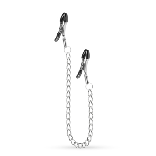 Easytoys Fetish Collection - Klassische Nippelklemmen mit Kette
