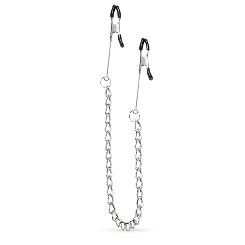 Easytoys Fetish Collection - Lange Nippelklemmen mit Kette