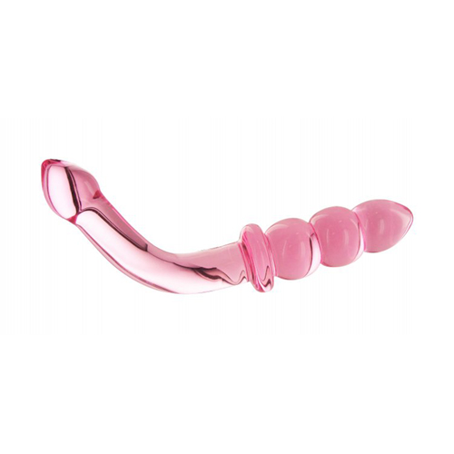 Prisms Erotic Glass - Hamsa Gläserner G-Punkt/P-Punkt Dildo - Rosa